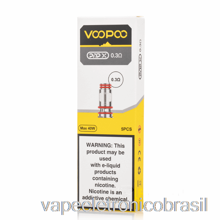 Bobinas De Substituição Vape Vaporesso Voopoo Pnp-x Bobinas De 0,3 Ohm Pnp-x